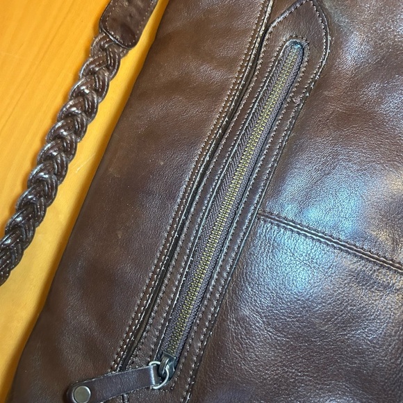 Thomas Wylde braided leather rhinestone skull crossbody bag - Picture 7 of 16